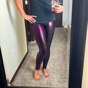 Blackmilk pink oil slick leggings (very rare!)